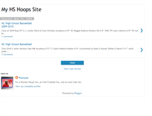 Tablet Screenshot of myhshoopssite.blogspot.com