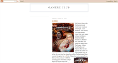 Desktop Screenshot of gamerzclub.blogspot.com