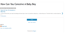 Tablet Screenshot of how-to-conceive-baby-boy.blogspot.com