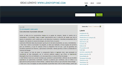 Desktop Screenshot of ideaslenovo.blogspot.com