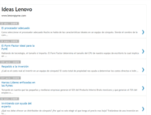 Tablet Screenshot of ideaslenovo.blogspot.com