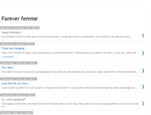 Tablet Screenshot of foreverfemme.blogspot.com