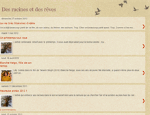 Tablet Screenshot of desracinesetdesreves.blogspot.com