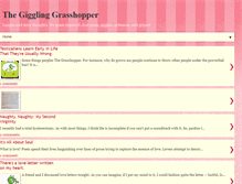 Tablet Screenshot of gigglinggrasshopper.blogspot.com