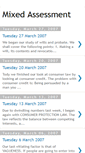 Mobile Screenshot of mixedassessment.blogspot.com