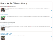 Tablet Screenshot of heartsforthechildren.blogspot.com