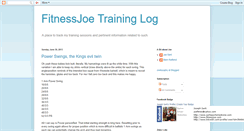Desktop Screenshot of joefitness.blogspot.com