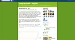 Desktop Screenshot of jerry-myelomacaregiver.blogspot.com