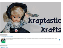 Tablet Screenshot of kraptastickrafts.blogspot.com