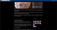 Desktop Screenshot of mygirlfriendsmouth.blogspot.com