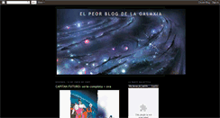 Desktop Screenshot of elpeorblogdelagalaxia.blogspot.com