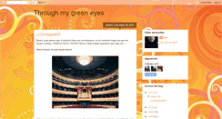 Desktop Screenshot of greeneyesofpan.blogspot.com