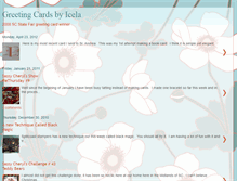 Tablet Screenshot of icebluegreetingcards.blogspot.com