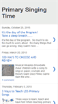 Mobile Screenshot of primarysingingtimewithmatilda.blogspot.com