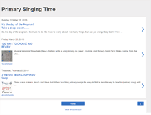 Tablet Screenshot of primarysingingtimewithmatilda.blogspot.com