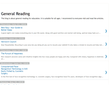 Tablet Screenshot of gen-reading.blogspot.com