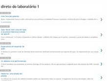 Tablet Screenshot of diretodolaboratorio1.blogspot.com