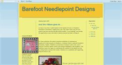 Desktop Screenshot of barefootneedlepoint.blogspot.com