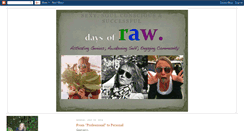 Desktop Screenshot of 365daysofraw.blogspot.com