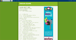 Desktop Screenshot of allindianexams.blogspot.com