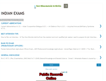 Tablet Screenshot of allindianexams.blogspot.com