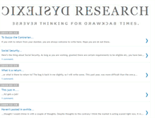 Tablet Screenshot of dyslexicresearch.blogspot.com