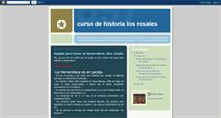 Desktop Screenshot of historialosrosales.blogspot.com