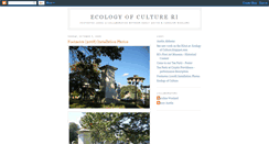 Desktop Screenshot of ecologyofcultureri.blogspot.com