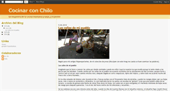 Desktop Screenshot of cocinarconchilo.blogspot.com