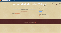 Desktop Screenshot of comunidadmerkabacelaya.blogspot.com