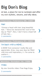 Mobile Screenshot of bigdonsblog.blogspot.com