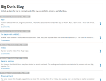 Tablet Screenshot of bigdonsblog.blogspot.com