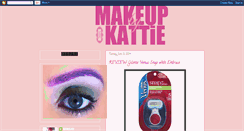 Desktop Screenshot of makeupbykattie.blogspot.com