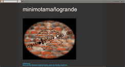 Desktop Screenshot of minimotgrande.blogspot.com