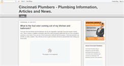 Desktop Screenshot of cincinnatiplumbers.blogspot.com