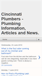 Mobile Screenshot of cincinnatiplumbers.blogspot.com