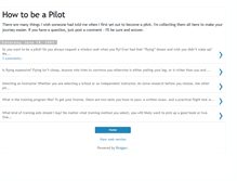 Tablet Screenshot of beapilot.blogspot.com