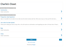 Tablet Screenshot of charlies-closet.blogspot.com