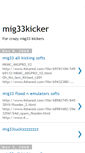Mobile Screenshot of mig33suckz.blogspot.com