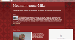 Desktop Screenshot of mountainrunnermike.blogspot.com