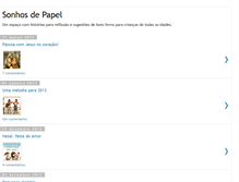 Tablet Screenshot of docessonhosdepapel.blogspot.com