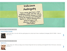 Tablet Screenshot of dlishambiguity.blogspot.com