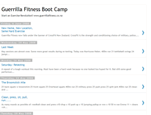 Tablet Screenshot of guerrillafitnessbootcamp.blogspot.com