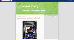 Desktop Screenshot of melokdaily.blogspot.com