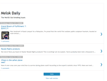 Tablet Screenshot of melokdaily.blogspot.com