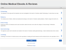 Tablet Screenshot of free-medicalebooks.blogspot.com