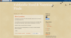 Desktop Screenshot of fabfoodiefood.blogspot.com