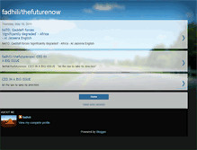 Tablet Screenshot of fadhili-futurenow.blogspot.com