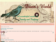 Tablet Screenshot of dawnsworldnz.blogspot.com