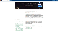 Desktop Screenshot of gslashmitch.blogspot.com